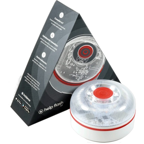 BALIZA Helpflash baliza v16 connected (caja triang)