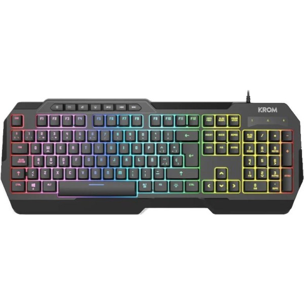 Krom kenta pc combo gaming 4 en 1 rgb negro